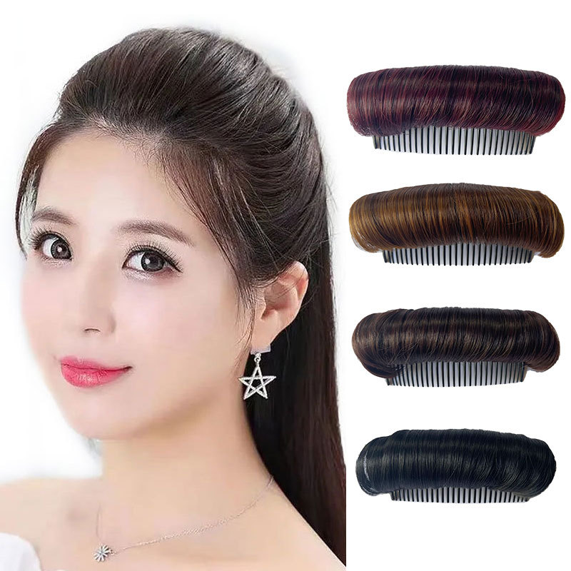 Herramienta para peinar el cabello tipo media moño, accesorio para el cabello para mujer, pinza para el cabello estilo princesa, adorno para el cabello, peine para el cabello, peinado moderno, voluminoso.