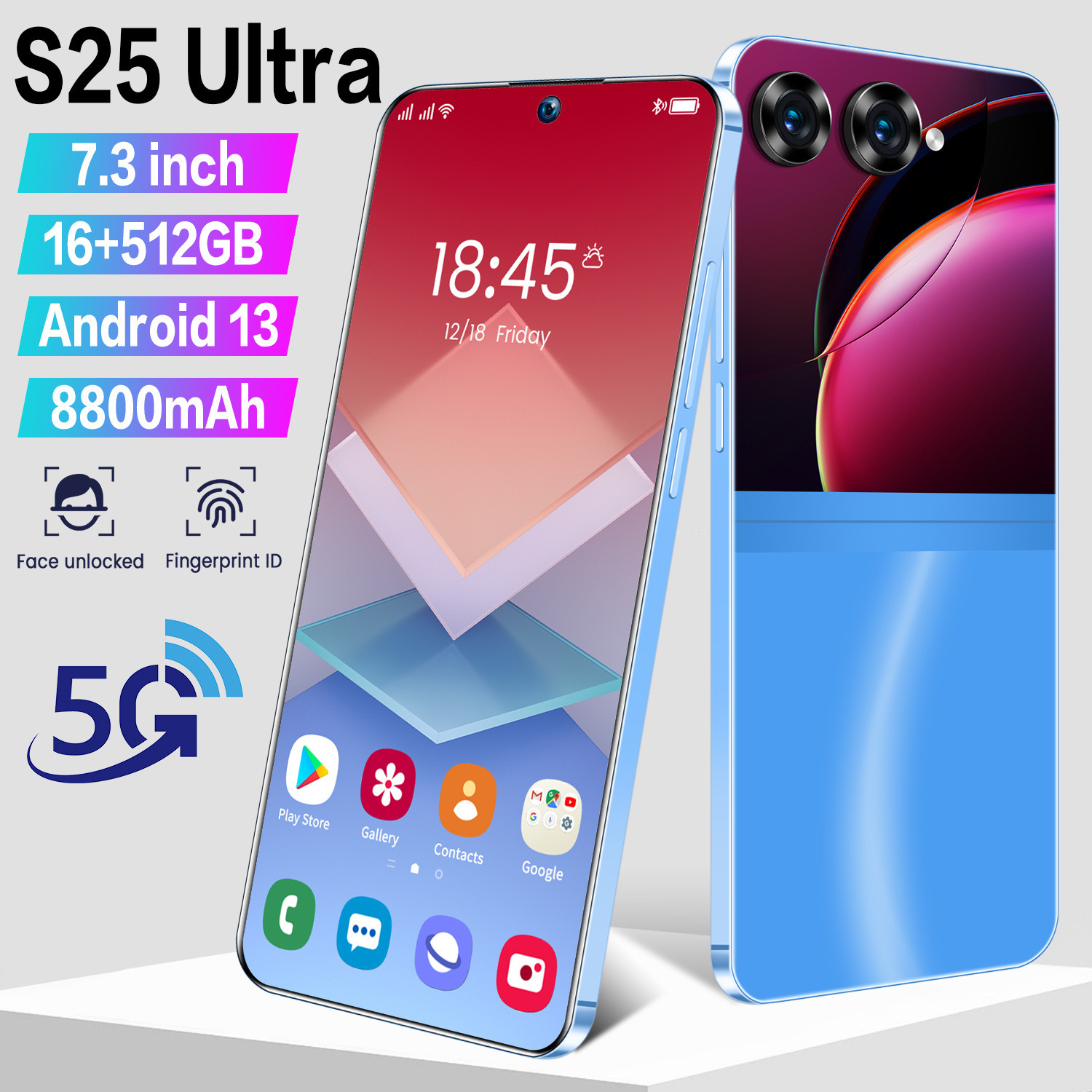 Cross-border S25 Ultra+ Smartphone 512G Android phone source factory SmartPhone (hot product)