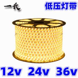 12v24v36vled灯带养殖户外防雨水工地地下室工程隧道矿井亮化灯条