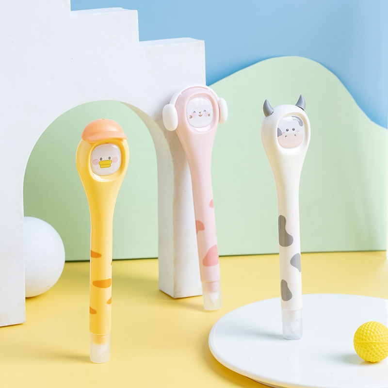 天高厂家创意笔型修正带可爱萌物涂改带改正带易收纳便携定 制