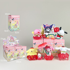 Strawberry Land Miko Puchi Dog Sanrio Hand Puppet Anime Figure Blind Box Gacha Cartoon Shelf Decor