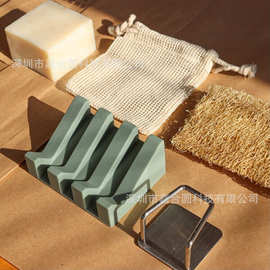 亚马逊创意硅胶可沥水肥皂盒皂盒皂托硅胶香皂盒倾斜沥水包邮贴标