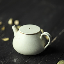 景德镇手工茶具亚光志野釉茶壶复古志野烧泡茶器窑变小茶壶陶壶