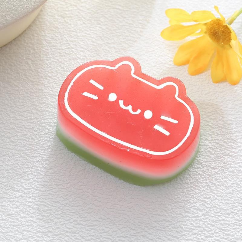 Gatito queso rebote lindo descompresión gato gato descompresión grueso juguete para estudiantes pequeño libro rojo mismo barro