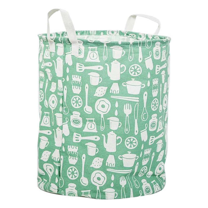Nordic style simple laundry basket fabric storage basket home laundry basket dirty clothes storage basket bathroom laundry basket