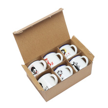 怀旧陶瓷茶杯 厂家直销哪吒杯子创意酒杯仿搪瓷杯小号品茗杯特价