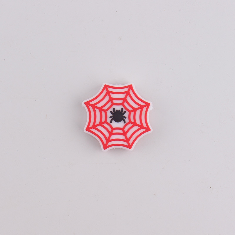 Extraña tela de araña de silicona cuentas creativas bolígrafo DIY accesorios goteo cuentas accesorios de cadena de tetina