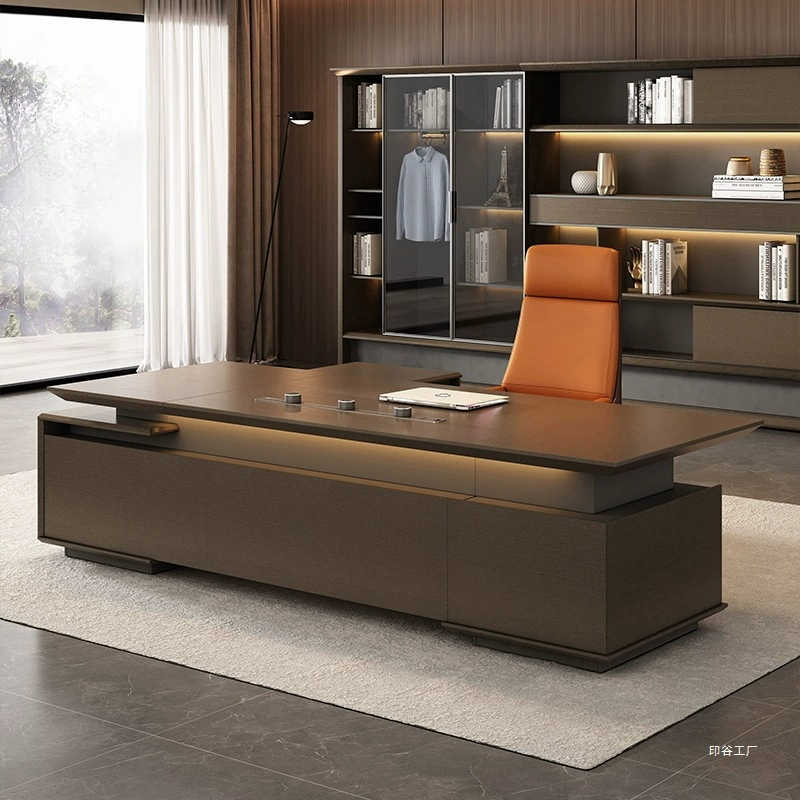 Yingu элитный стол для босса, роскошный стол для президента, председатель, генеральный директор, офисный стол, стол и стул, комбинация