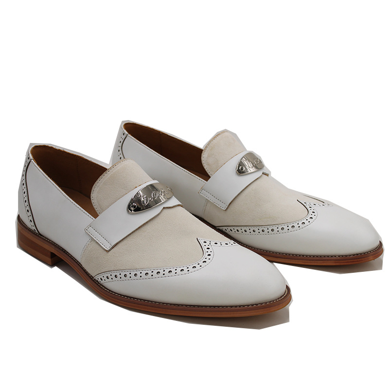 흰색 가죽 신발