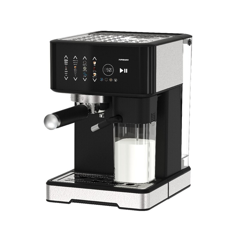 Cross-Border Household Fully Semi-Automatic One-Button Milk Coffee Latte Milk Box 20Bar European, British and American Italian Coffee Machine Cross-Border Household Fully Semi-Automatic One-Button Milk Coffee Latte Milk Box 20Bar European, British and American Italian Coffee Machine