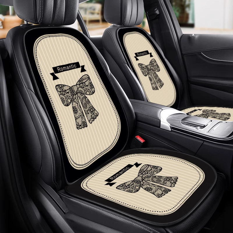 オールシーズン対応カーシートクッション 2025 新しいライト高級女性運転席後部座席クッション滑り止め通気性カーシートクッション|undefined