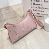 Summer underarm bag, small design universal one-shoulder bag, with embroidery