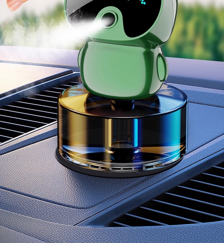 Car Start and Stop Smart Robot Spray Aromatherapy Car Air Outlet Car High-End Fragrance Spray to Remove Odor