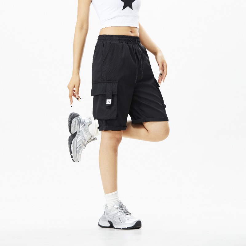 [Exclusively for Cross-Border Export] Men's Summer Thin Cargo Shorts with Multiple Pockets, Loose and Versatile Casual Pants