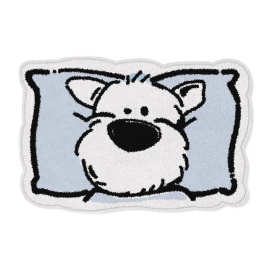 卡通仿羊绒地垫浴室吸水防滑浴缸脚垫卧室可爱耐脏床边毯一件代发