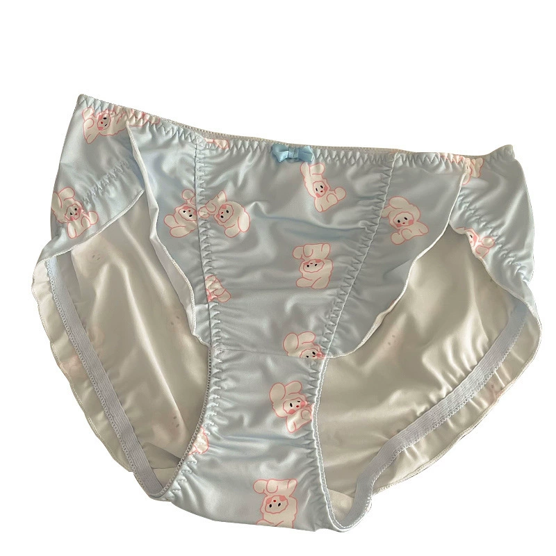 Штаны, брюки, дышащие нижнее белье для коррекции формы hips, японский милый кролик, шорты, высокая талия