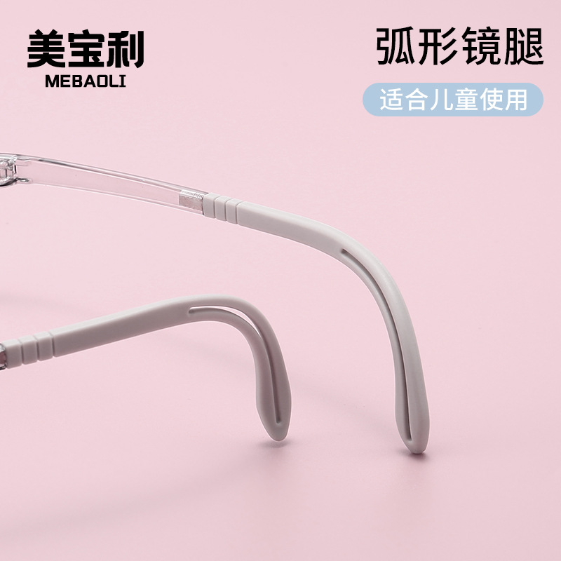 Factory-direct supply TR90 soft rubber anti-slip ear hooks for myopic glasses, youth glasses frames, children's glasses