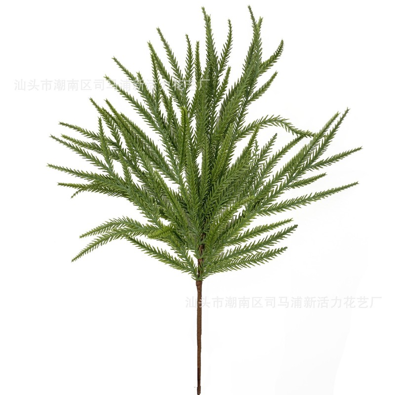 国境を越えたアマゾンクリスマス装飾藤条1.8mシミュレーション手触りソフトPE緑植諾福克松藤条置物|undefined