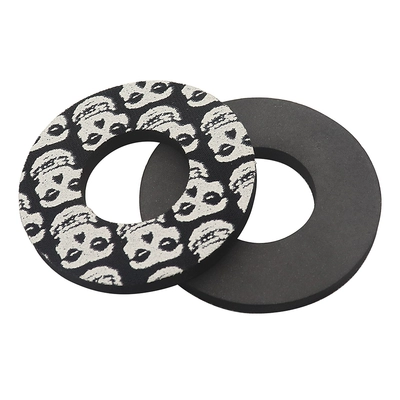 Off-road motorcycle handlebar grip anti-wear pad, anti-wear ring, donut, anti-wear sheet (Motorcycle Handle Cover) - black