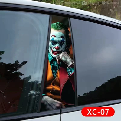 Film Clown Jinx Decorative Sticker | Body sticker - center-pillar-stickers-xc-07-one-pair
