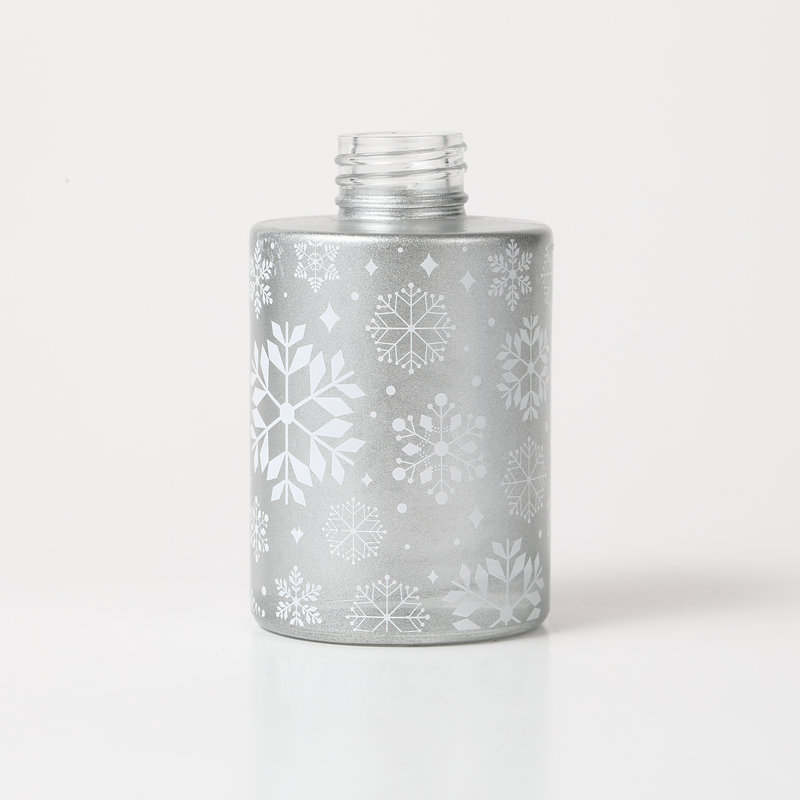 UV电镀彩色塑料件 真空电镀幻彩喷涂定 圣诞雪花系列