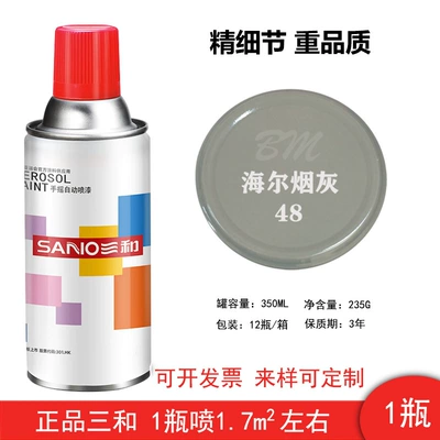 Avtomobil boyası, Hand Spray Paint Matte Gray Silver - sanhe-48haier-ash-1-bottle-spray-paint