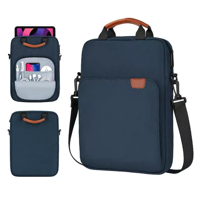 Tablet bag, cross-body, large capacity, suitable for Xiaomi 5, Huawei, Apple, iPad 9, handbag, inner sleeve bag, briefcase