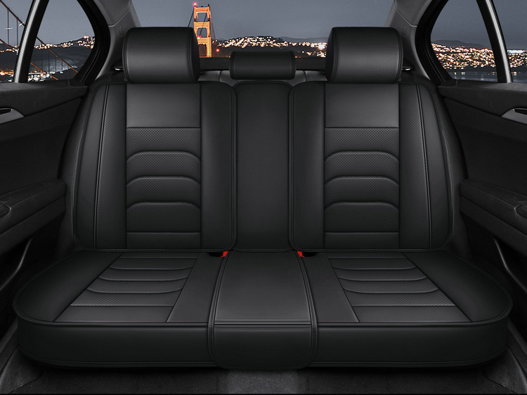 Cross-border foreign trade Four Seasons universal car seat cushion seat cover new car Napa leather perforated leather fully surrounded seat cushion