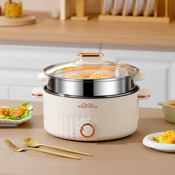 Beige steamer stainless steel