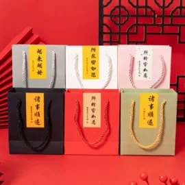 首饰包装;纸袋;纸类标签