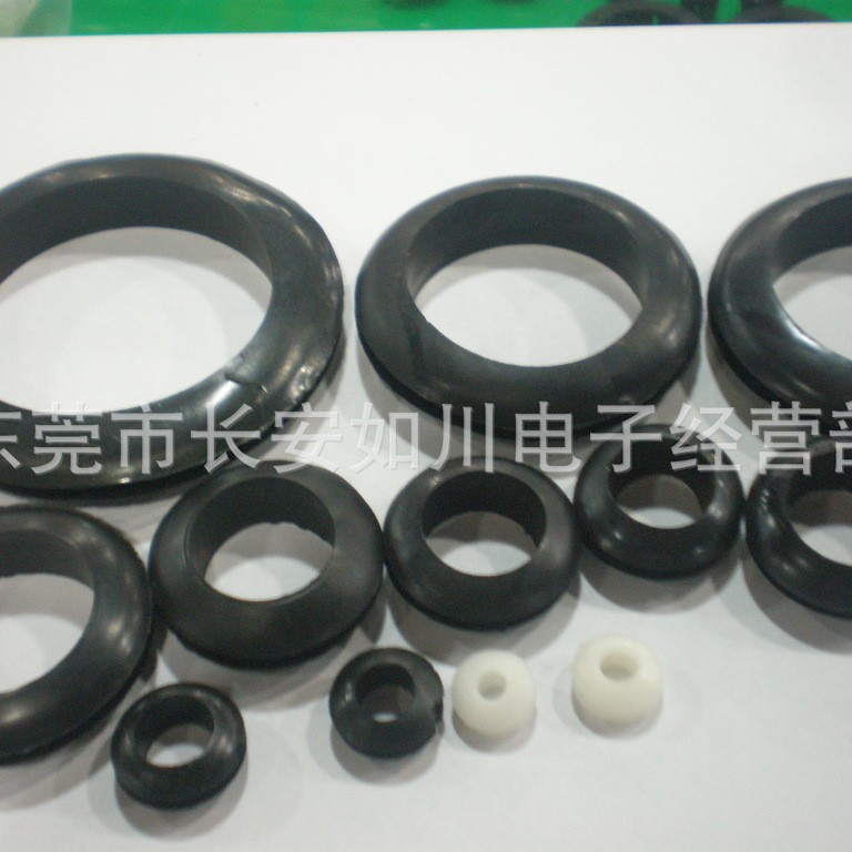 大量供应 护线圈 O型橡胶圈 密封圈护线环 防水橡胶护线圈