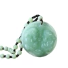 Double Pixiu light green + ball bead chain