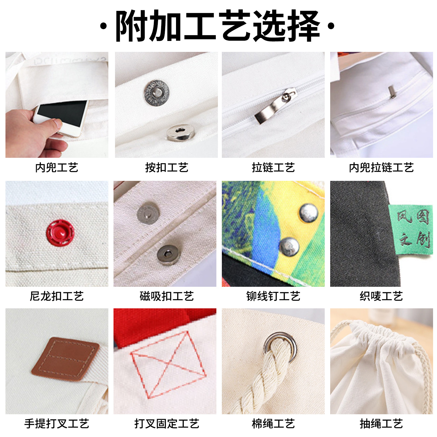 Bolsa de lona DIY personalizada, bolsa de mano en blanco, bolsa de regalo, bandolera blanca personalizada, bolsa de tela gruesa resistente al desgaste