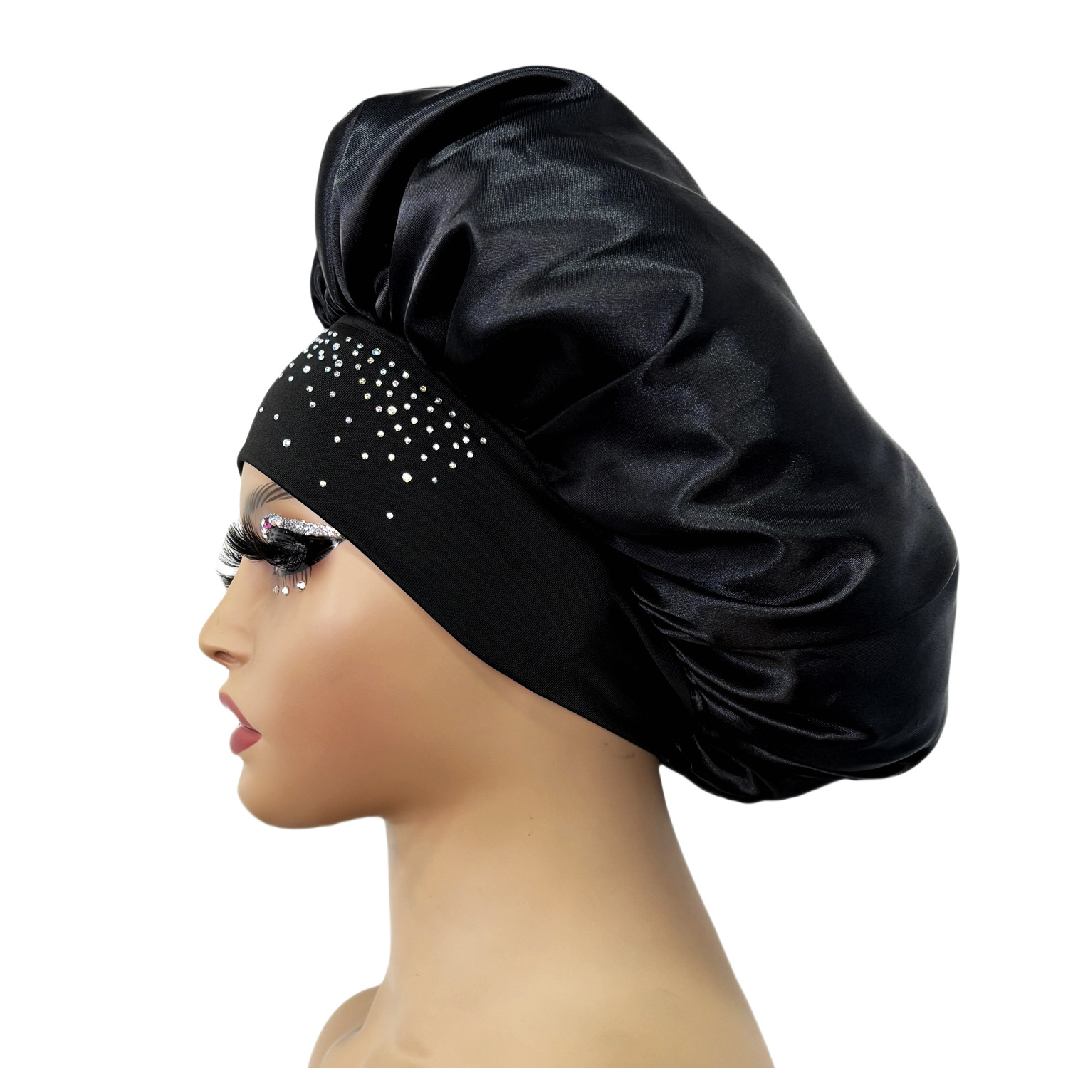 Hand drill bed cap Hair shower cap round cap_voghion.com