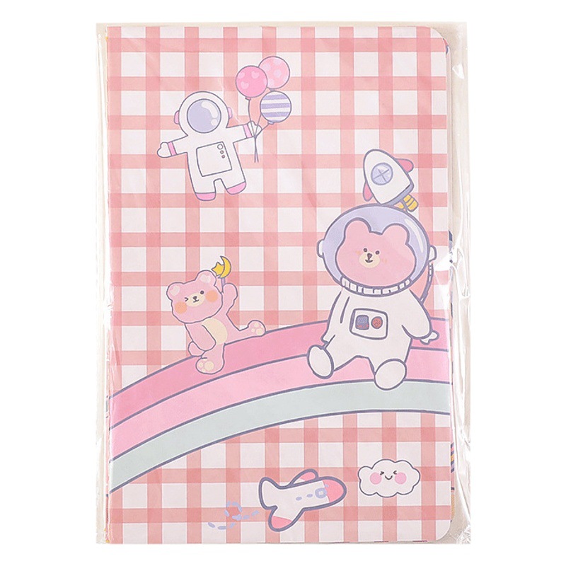 Cuaderno de dibujos animados para estudiantes universitarios ins estilo artístico exquisito lindo chica corazón A5 súper lindo portátil de línea de coche