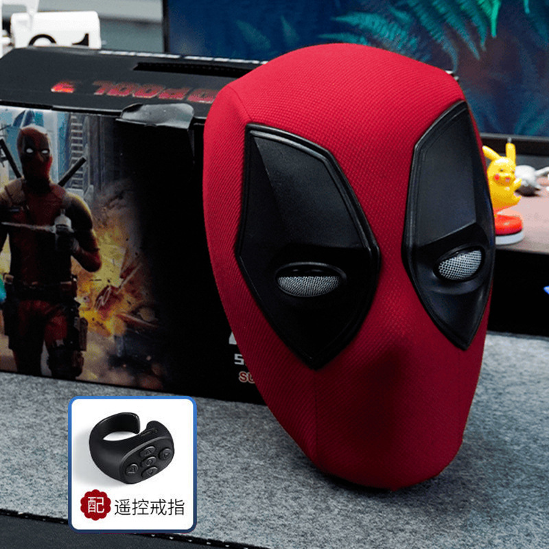デッドプール デッドプール 3 リトル ジェネシス ヘッドギア 電動スパイダーマン ヘルメット まばたき可能 コス マスク ウルヴァリン|undefined
