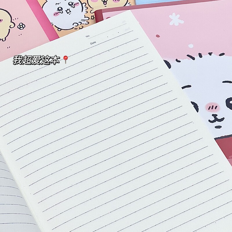 Xiaohongshu 同じスタイル Jiikawa 高価値 B5 学生ノート漫画ソフト表面コピーメモ帳宿題ブック|undefined
