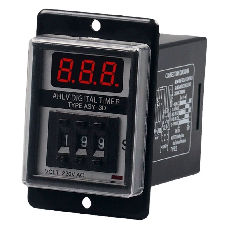 Прямая поставка с завода ASY-3D Циферблат цифровой дисплей реле времени таймер AC220V