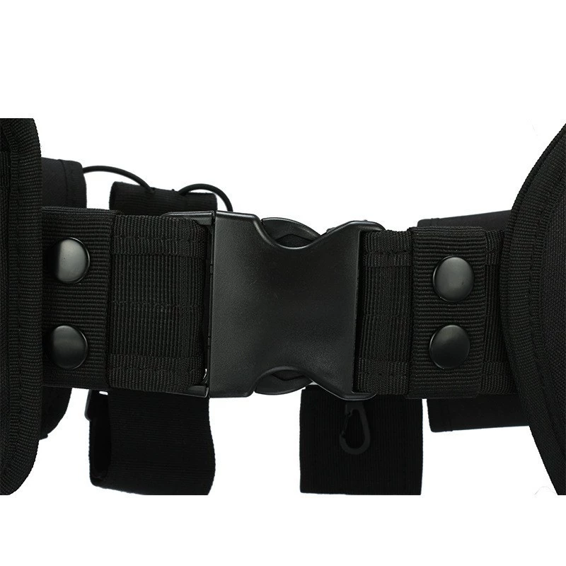 Tactics universal black nylon elastic sports travel waist belt