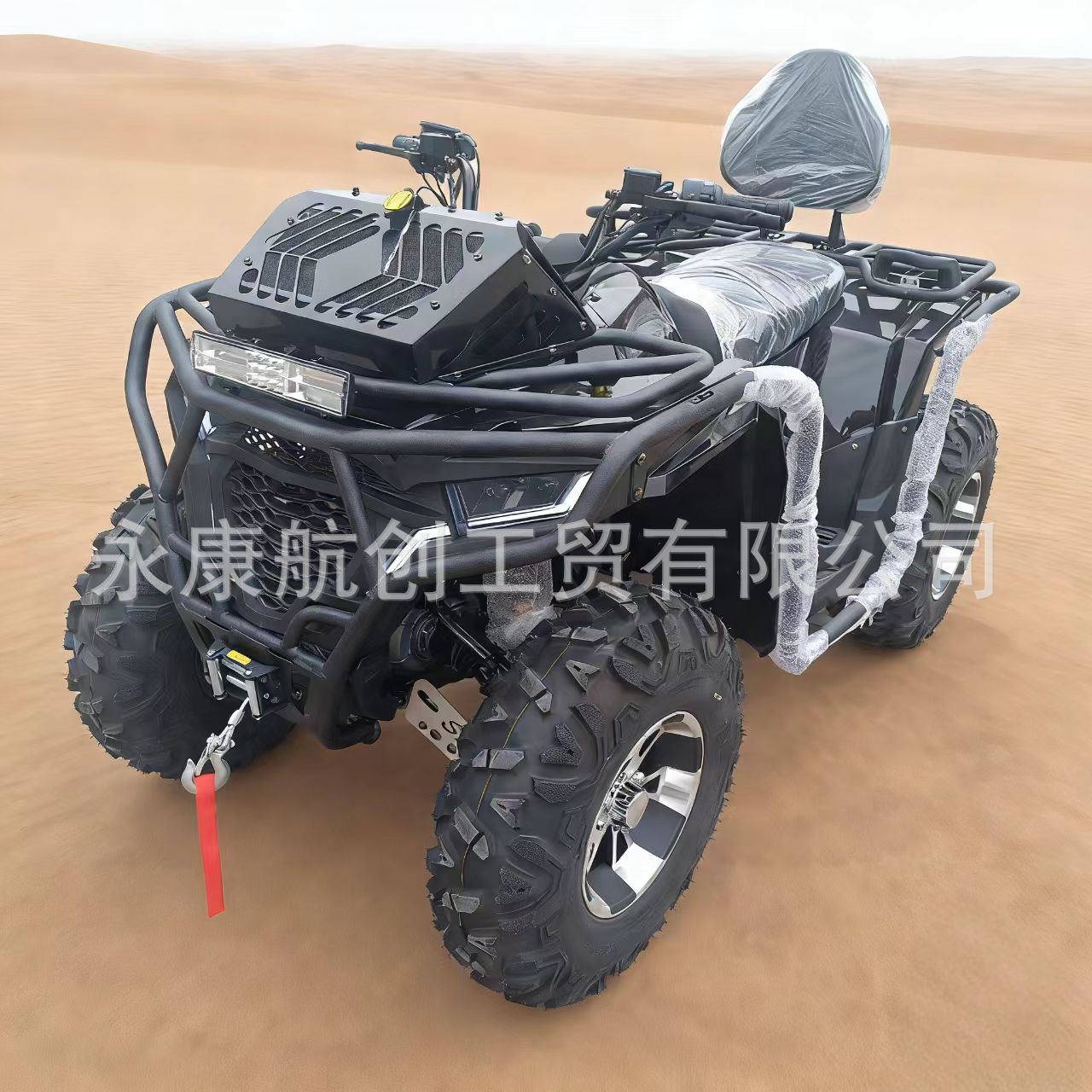 Fábrica de fuente 402CC cuatro tracción coche de playa de doble asiento todo terreno ATV de cuatro ruedas motocicleta granja coche eléctrico