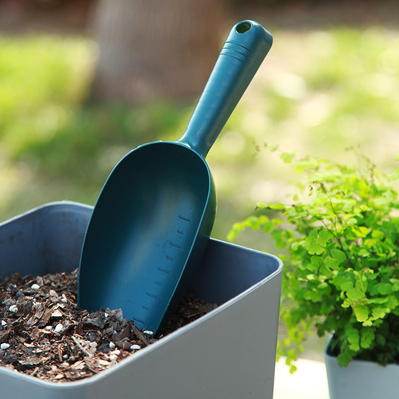 Pala de tierra de jardinería transfronteriza, herramienta de excavación de plástico engrosada, balcón, suelo suelto para el hogar, plantación de vegetales, espátula de plantación suculentas