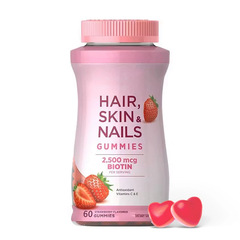 クロスボーダー輸出ビオチンヘアグミビオチンヘアグミヘアネイルグミ 80 カプセル