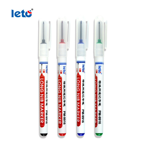 Long head marker carpentry pen punching marker pen tile extension special oily marker pen line drawing deep hole pen head