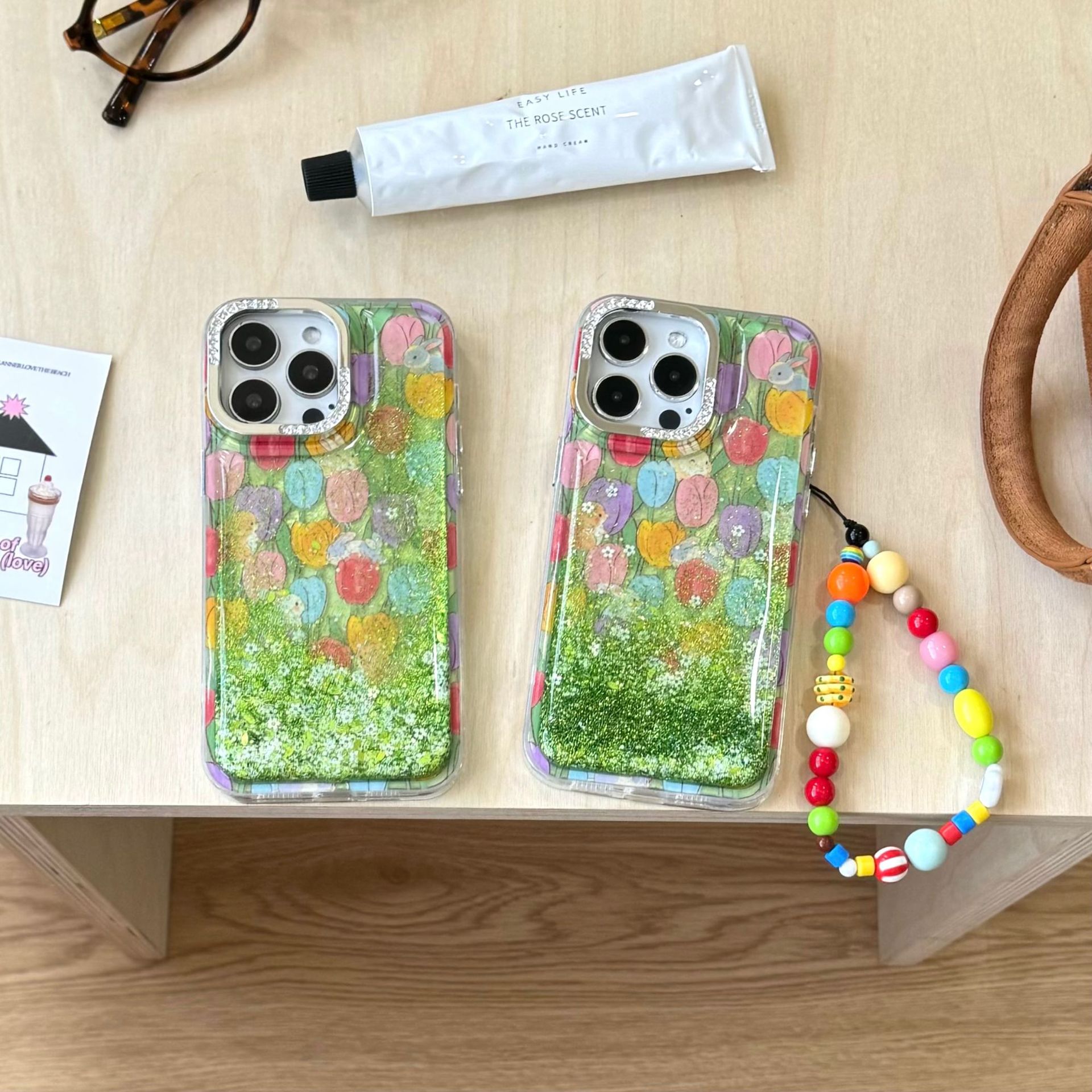 Tulipán flores arenas movedizas apple 16ProMax funda para teléfono 15Pro dream 14/13 nuevo 15PM brillo