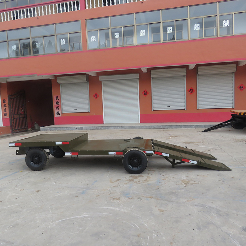 专业厂家供应40吨重型挖掘机拖车 工程机械拖车底盘 移动工具车