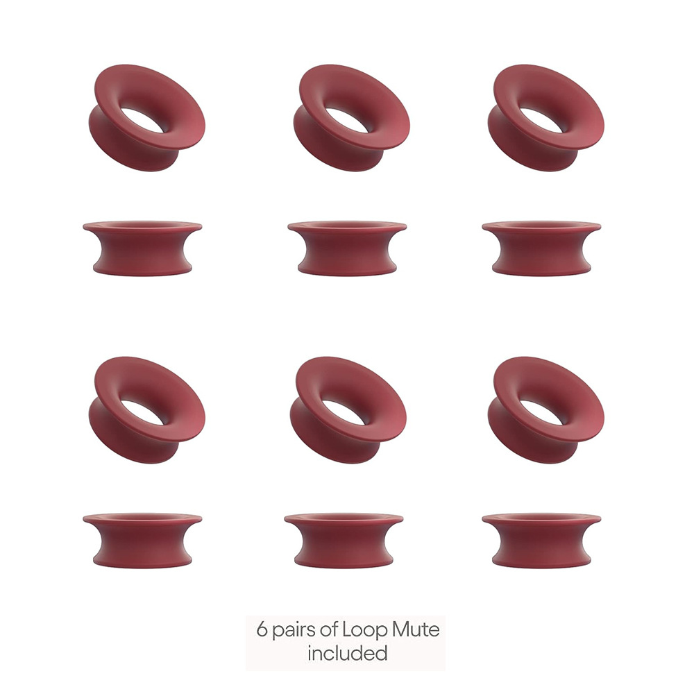 Los nuevos tapones para los oídos de silicona reducen el ruido adicional de 5 dB accesorios ajustables según sea necesario