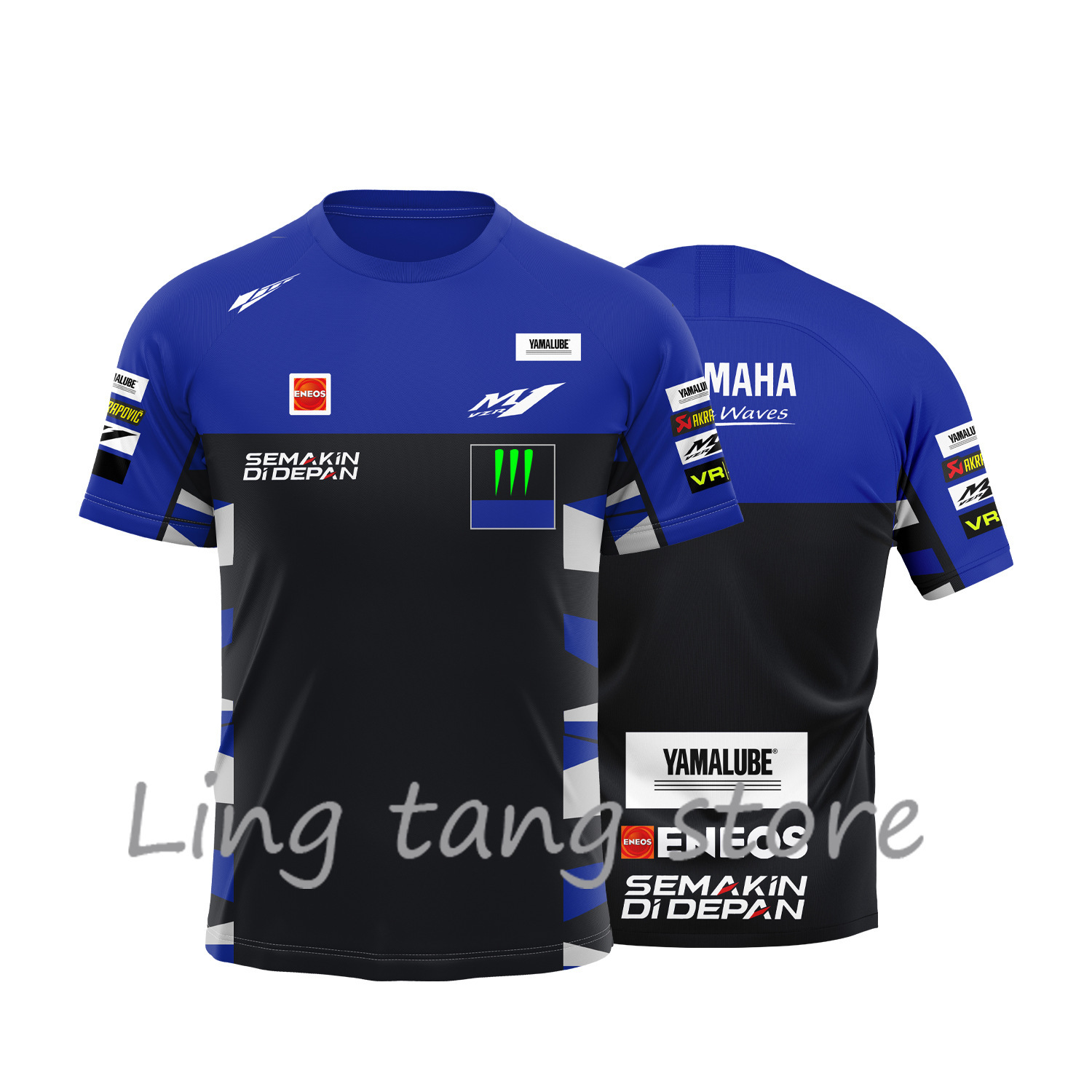 Camiseta de manga corta con cuello redondo y manga corta con malla suelta de verano para hombre, estampado 3D con lema de murciélago europeo y americano