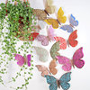 Double-layer three dimensional sticker with butterfly on wall, layout, decorations, in 3d format, Amazon