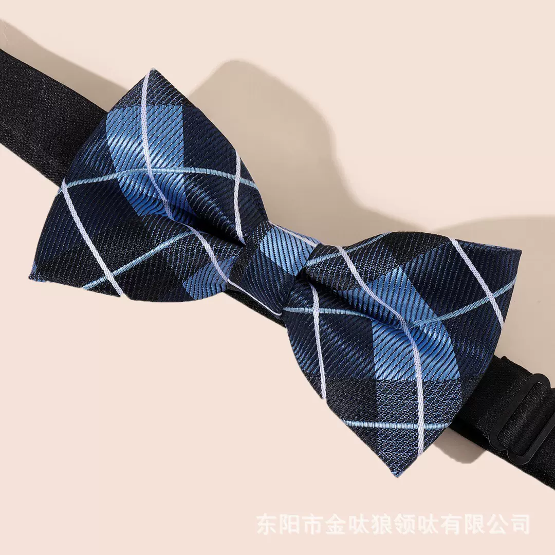 韩版商务正装结婚西装配饰免打蝴蝶结领结潮男领花婚庆碎花领结