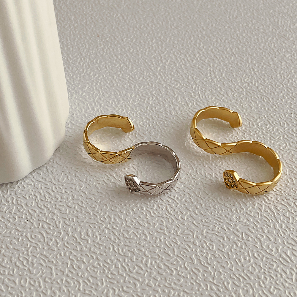 1 Piece Fashion S Shape Metal Plating Womenu0027S Open Ring